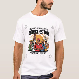 T-Shirt - 1 maj - Internationell-arbetsdagen