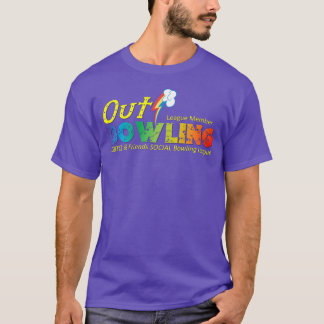 T-Shirt: 2015 regnbågslogotyp lila tee