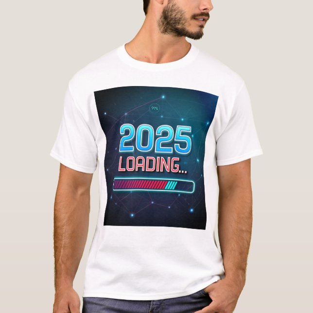 T-shirt 2025 Laddar  (Framsida)