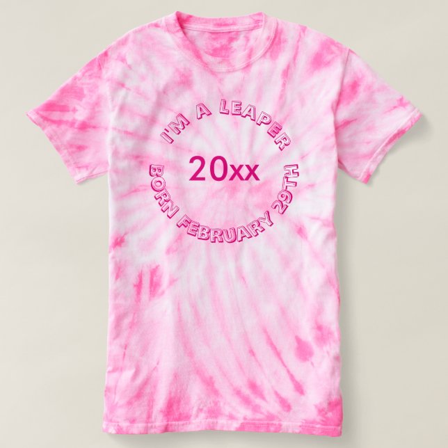 T-shirt - 29 februari för female (Design framsida)