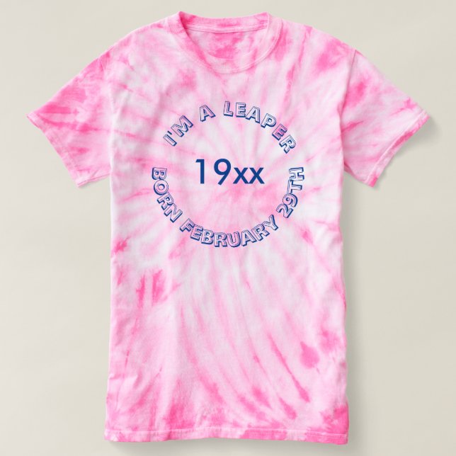 T-shirt - 29 februari för Male (Design framsida)