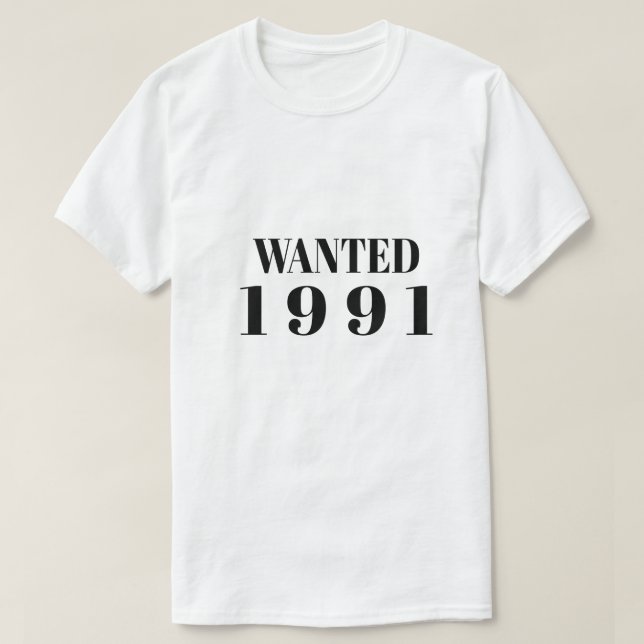 T-shirt 33-årsdagen 1991 (Design framsida)