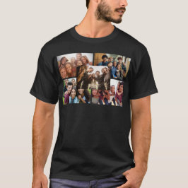 T-shirt 5 photo Collage Personnalisé Personnalisé