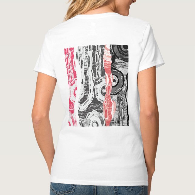 T-Shirt – Abstract Land (Baksida)