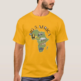 T-Shirt ’African Big Five Majesty’