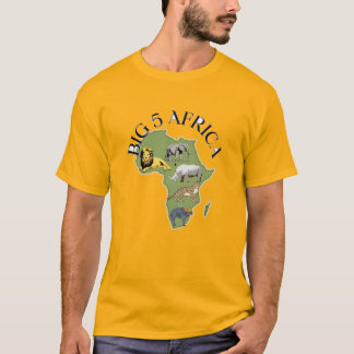 T-Shirt ’African Big Five Majesty’