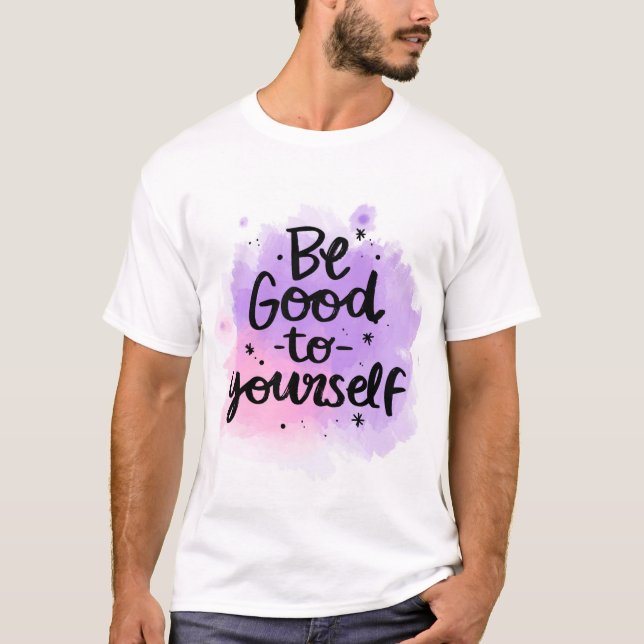 T-Shirt akvarell  (Framsida)