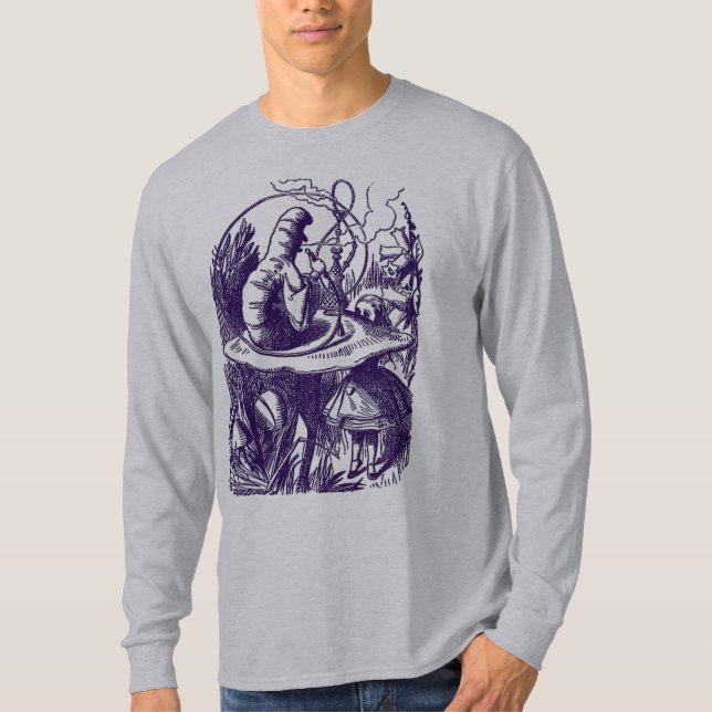 T Shirt: Alice i underlandet - Katerpelaren Tee (Framsida)