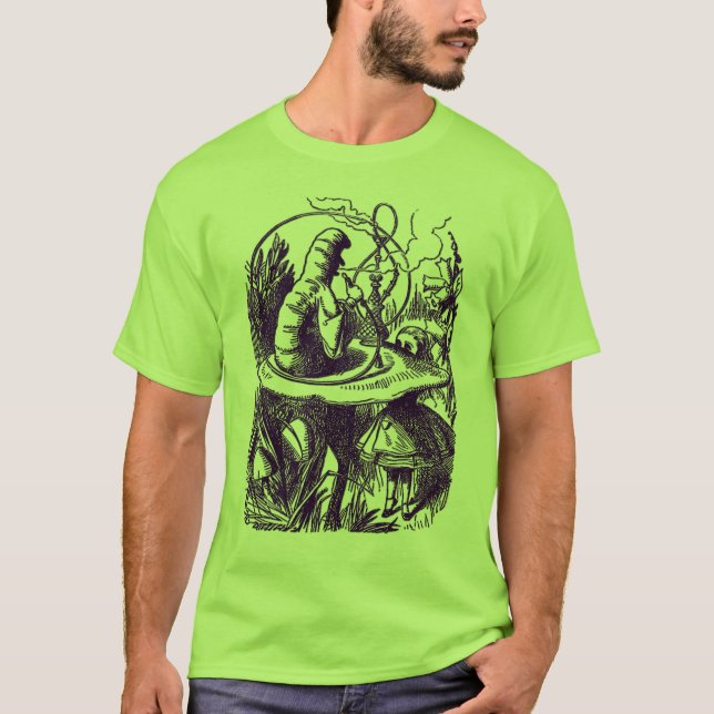 T Shirt: Alice i underlandet - Katerpelaren Tröja (Framsida)