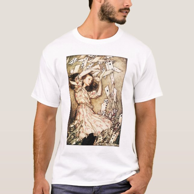 T-Shirt: Alice och kortpaket Tee (Framsida)