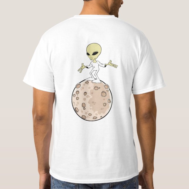 T-shirt "Alien sur sa planète" (Baksida)