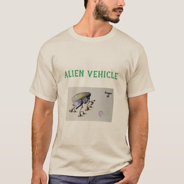 T-shirt aliens home (Framsida)