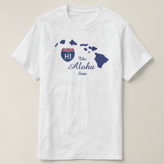 T-shirt - Aloha-staten (Design framsida)