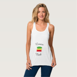 T-Shirt - Älskare Sten Linne Med Racerback