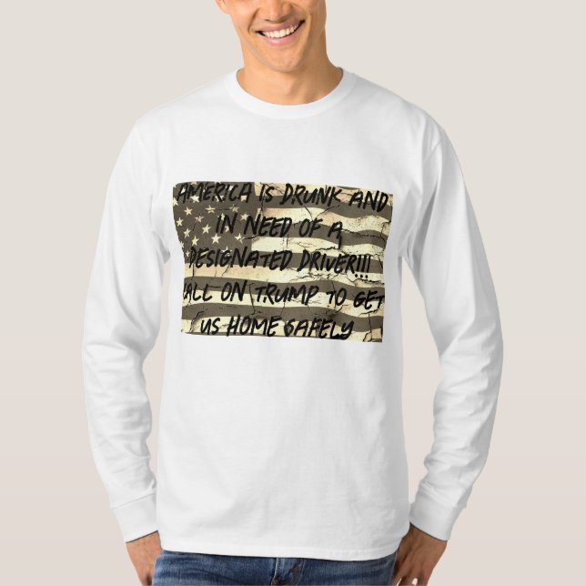 T-Shirt-America in Need T Shirt (Framsida)