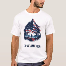 t-shirt american-soldaten tapet american flagga