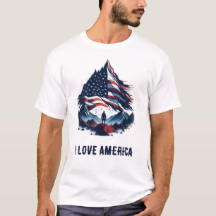 t-shirt american-soldaten tapet american flagga