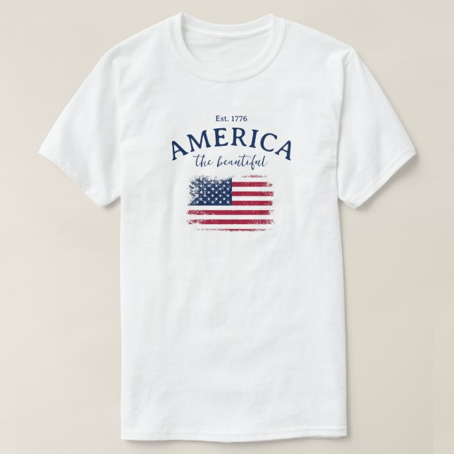 T-shirt - Amerika (Design framsida)