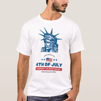 T-Shirt - Amerikanska Independence day 2025