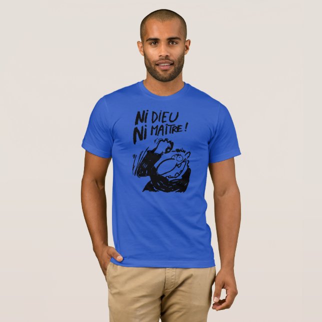 T-shirt anarchiste de France  (Hel framsida)