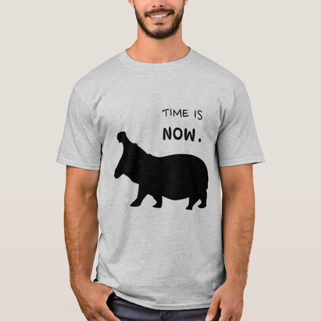 T-SHIRT ANIMAL HIPPO (Framsida)