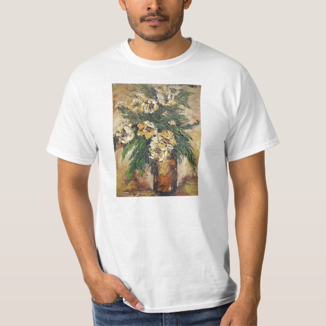 T-Shirt Ann Hayes målar Gula blommor i Vas (Framsida)