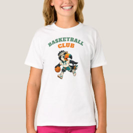 T-shirt Anpassad Barn Toucan Basket Retro Sport