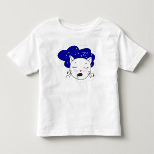 T-shirt. Anpassad lycklig-katt med trendig. Zzz T Shirt