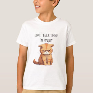 T-shirt arg cat (prata inte med mig, jag är arg