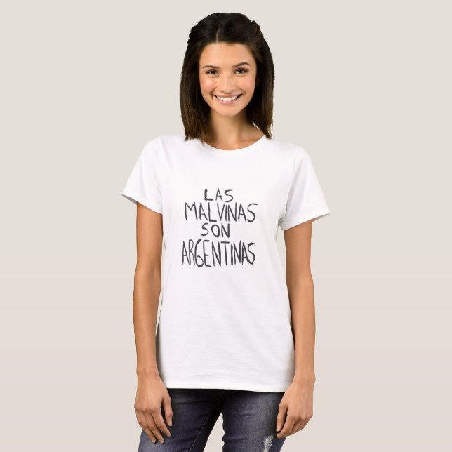 T-Shirt Argentina Malvinas (Hel framsida)