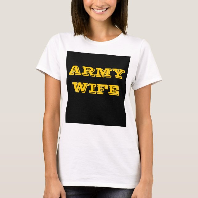 T-Shirt-arméns fru Tröja (Framsida)