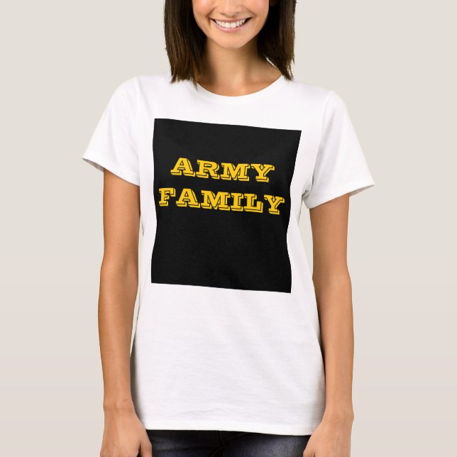 T-Shirt Army-familjen (Framsida)