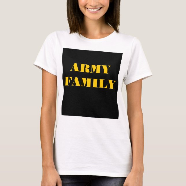 T-Shirt Army-familjen (Framsida)