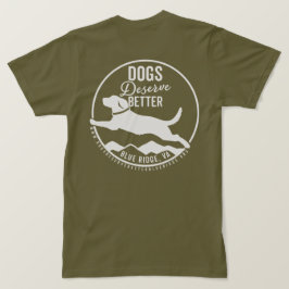 T-Shirt Army Grönt White Logotyp