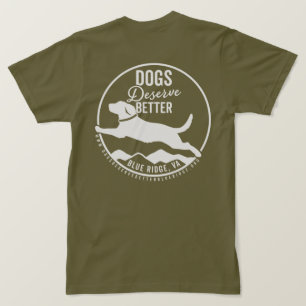 T-Shirt Army Grönt White Logotyp