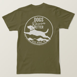 T-Shirt Army Grönt White Logotyp