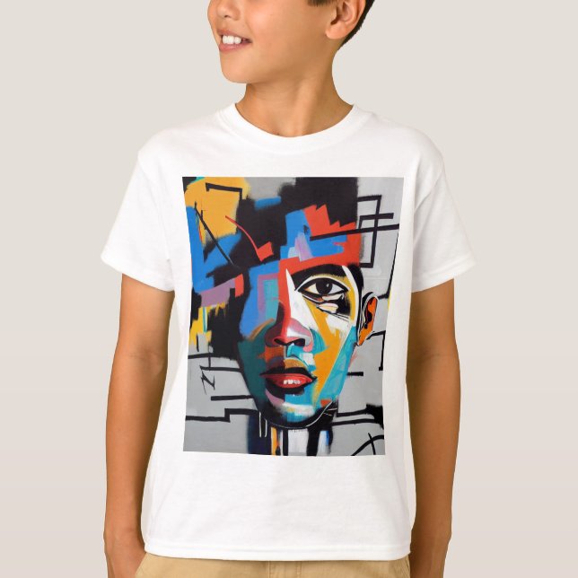 T-shirt art abstrait (Framsida)