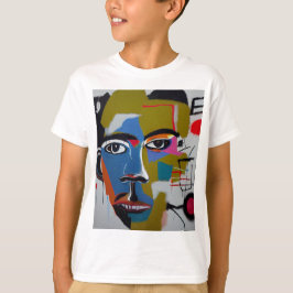 T-shirt art abstrait