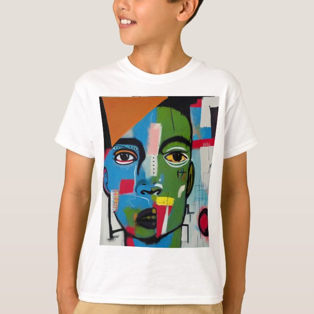 T-shirt art abstrait (Framsida)