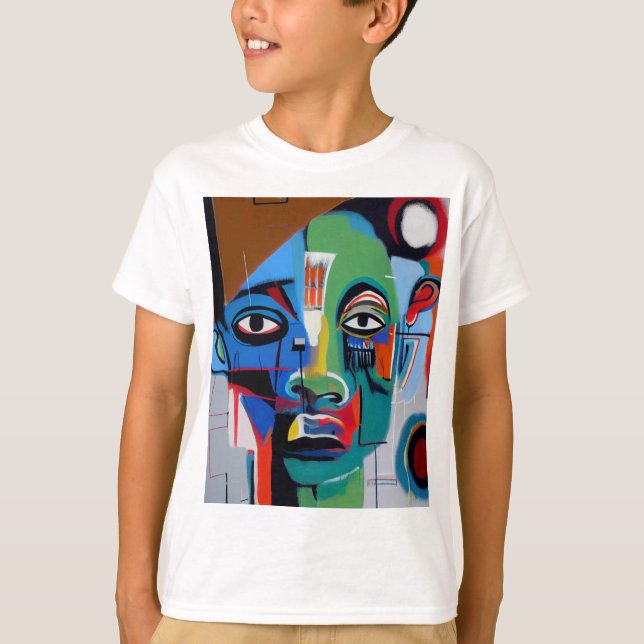 T-shirt art abstrait (Framsida)