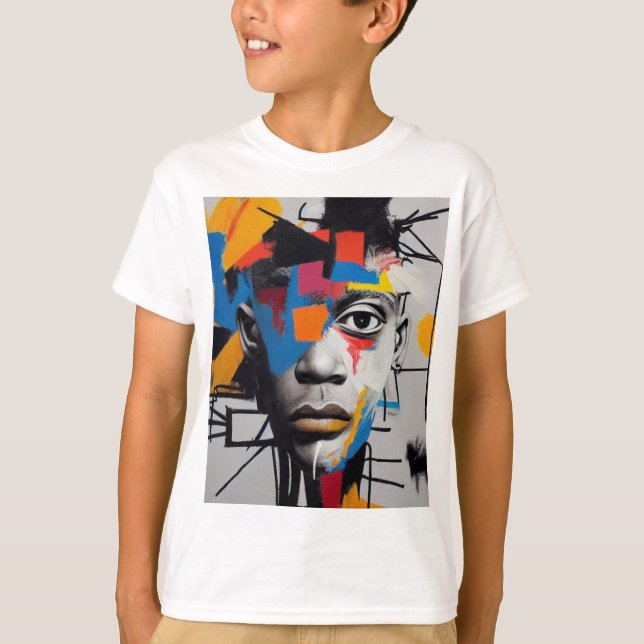 T-shirt art abstrait (Framsida)