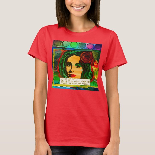 T-SHIRT-ART ÄR LIK LIFE-YOU MÅSTE ATT VETA T SHIRT (Framsida)