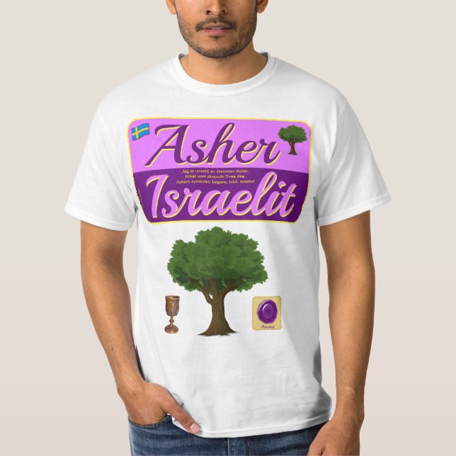 T-shirt — Asher (Framsida)