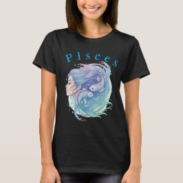 T-shirt. Astrology Horoscope Pisces Sign T Shirt