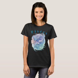 T-shirt. Astrology Horoscope Pisces Sign T Shirt