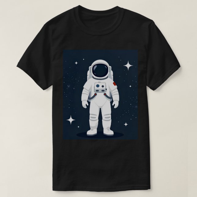 T-Shirt Astronaut Rymd T-Shirt (Design framsida)
