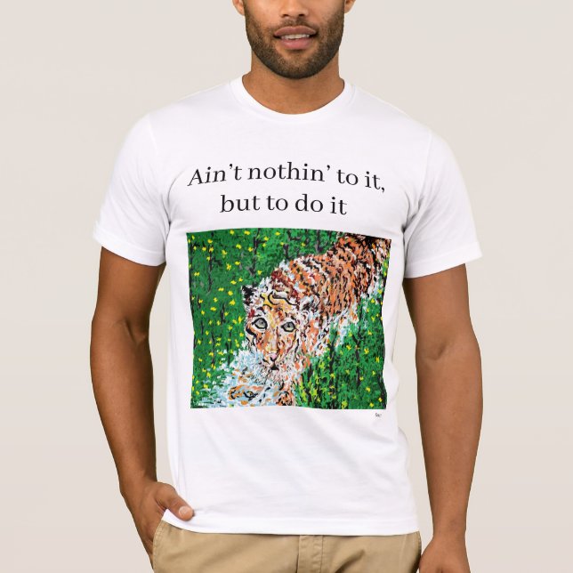T-Shirt: Athletic, Tiger T Shirt (Framsida)