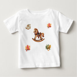 T-Shirt-Autumn Baby Shower Jersey T Shirt