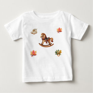 T-Shirt-Autumn Baby Shower Jersey T Shirt