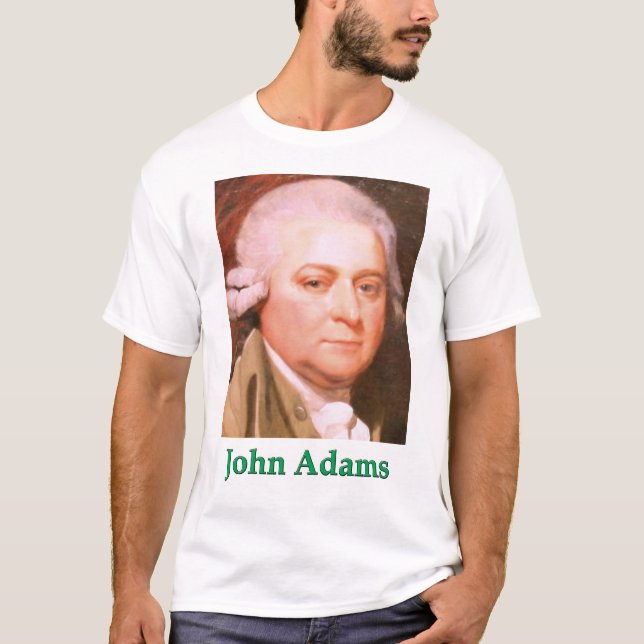 T-Shirt av president John Adams (Framsida)